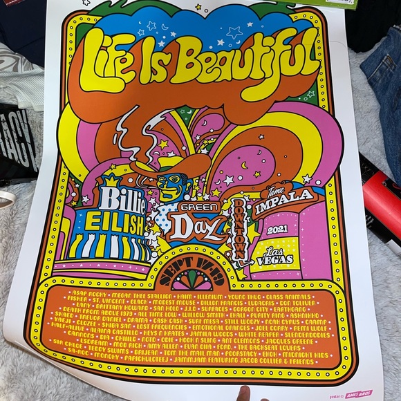 life is beautiful Wall Decor Life Is Beautiful Poster 22 Line Up Poshmark